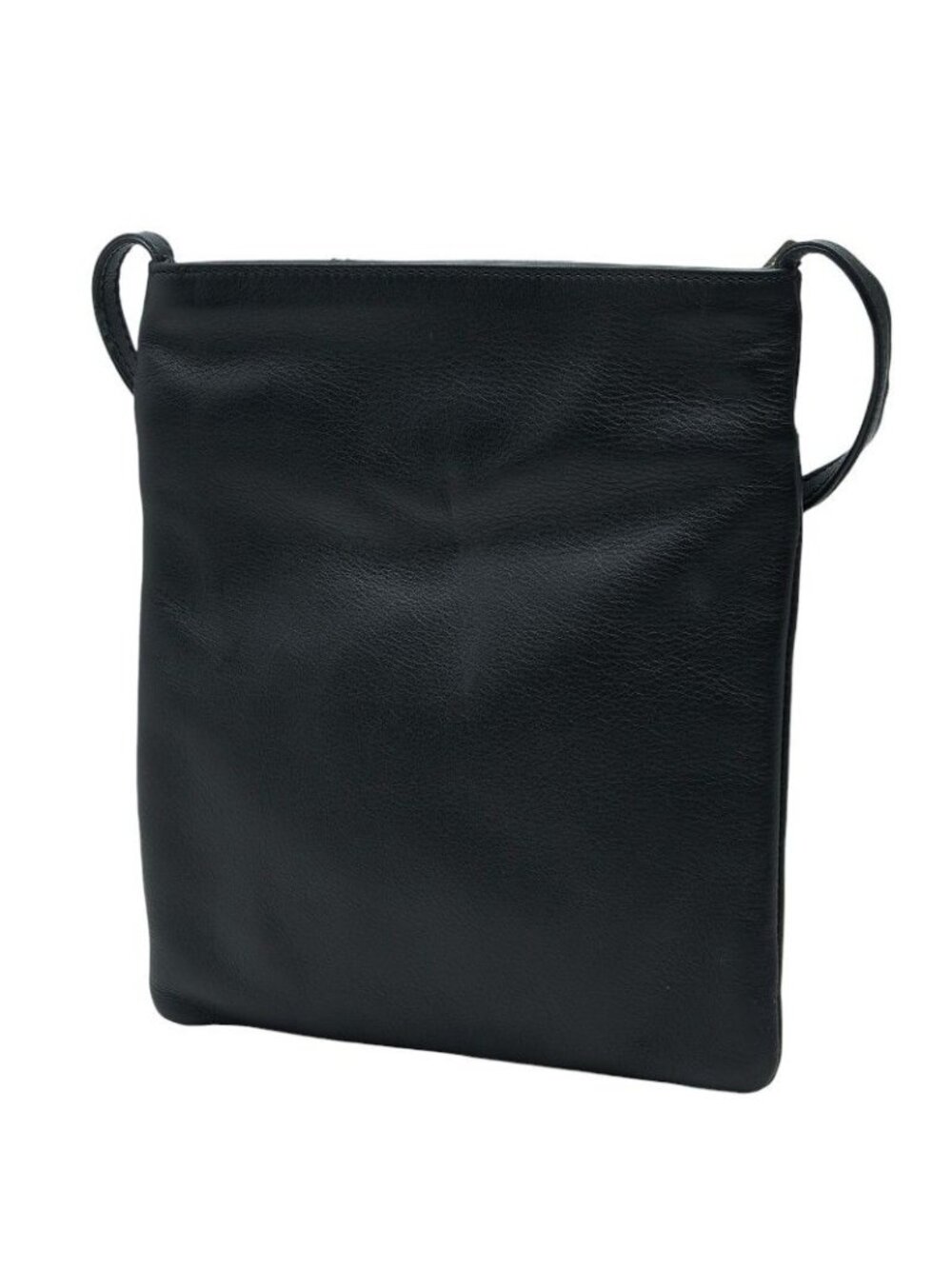 Loewe Anagram Crossbody Shoulder Bag Pochette Black Leather - Picture 2 of 7